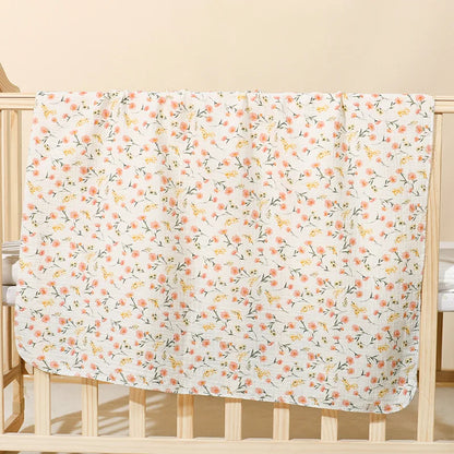 Couverture bébé en coton – Emmaillotage doux 80 × 80 cm