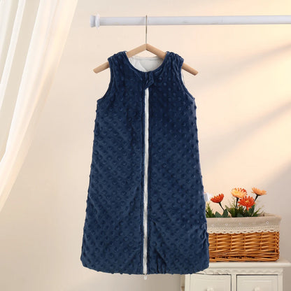 Gigoteuse hiver bébé en polaire – Blanc ou bleu marine