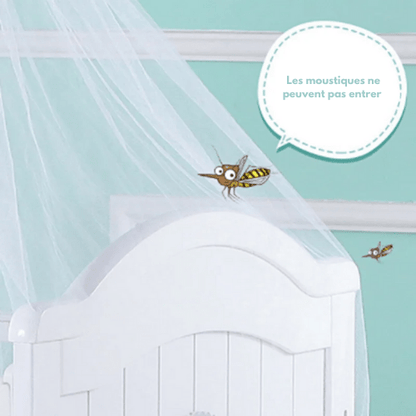 CIEL DE LIT MOUSTIQUAIRE BEBE | SAFEBABYMOSQUITO™ - Palais des petits