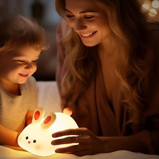 Lampe de chevet enfant | Lapin à grosse tête - Palais des petits