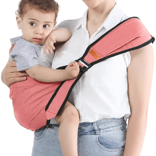 Porte bébé ultime confort en coton doux avec sangles ajustables pour un portage sécurisé et ergonomique de bébé.