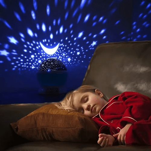 PROJECTEUR VEILLEUSE | RotatingProjectorStarry™ - Palais des petits