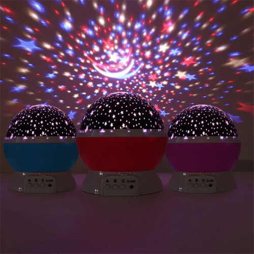 PROJECTEUR VEILLEUSE | RotatingProjectorStarry™ - Palais des petits