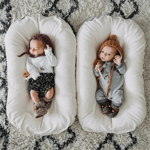 Réducteur de lit bébé| BEIGE - Palais des petits