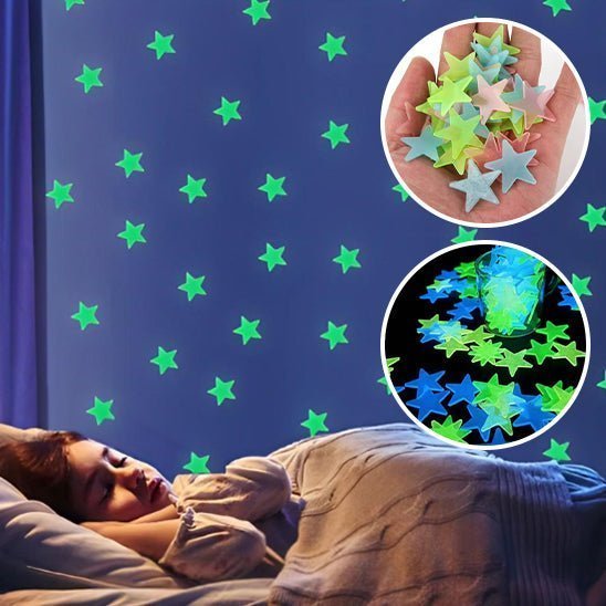 STICKERS MURAUX CHAMBRE | Étoiles Lumineuses - Palais des petits