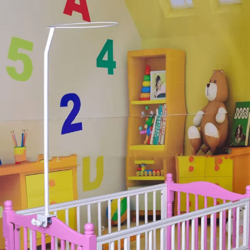 SUPPORT CIEL DE LIT BEBE |RemovableBabyBedSupport™ - Palais des petits
