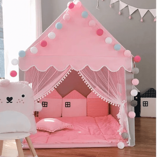 TENTE ENFANT | ROSE GRIS - Palais des petits