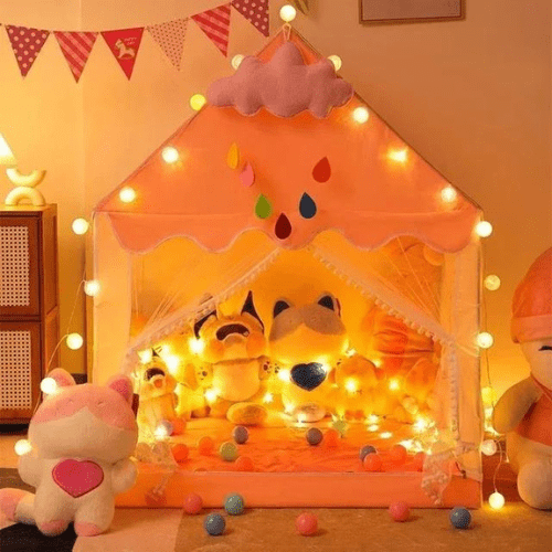 TENTE ENFANT | ROSE GRIS - Palais des petits