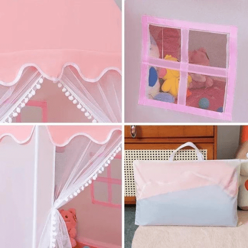 TENTE ENFANT | ROSE GRIS - Palais des petits