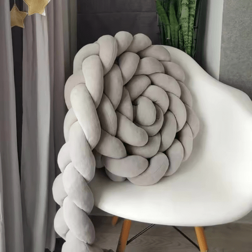 TRESSE TOUR DE LIT | GRISE - Palais des petits