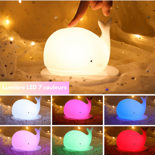 VEILLEUSE BÉBÉ | NIGHTLIGHTWHALE™ - Palais des petits
