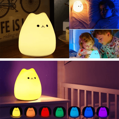 VEILLEUSE ENFANT | KittyLEDNightLight™ - Palais des petits